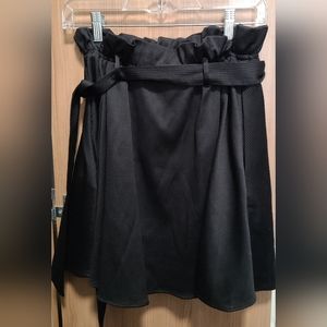 Casual Black Mini Skirt